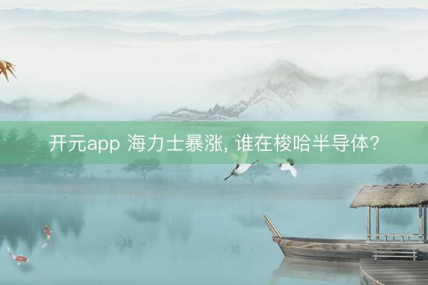 开元app 海力士暴涨， 谁在梭哈半导体?