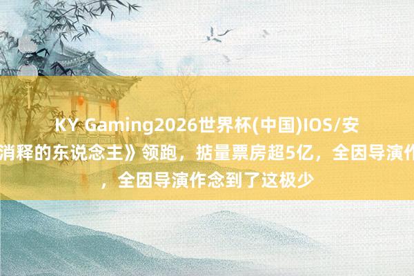 KY Gaming2026世界杯(中国)IOS/安卓官方下载 《消释的东说念主》领跑,掂量票房超5亿,全因导演作念到了这极少