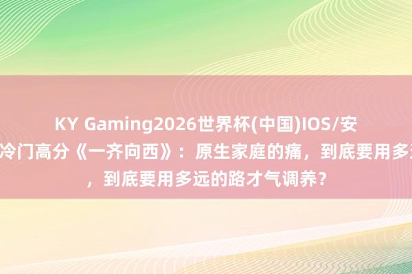 KY Gaming2026世界杯(中国)IOS/安卓官方下载 豆瓣冷门高分《一齐向西》：原生家庭的痛，到底要用多远的路才气调养？