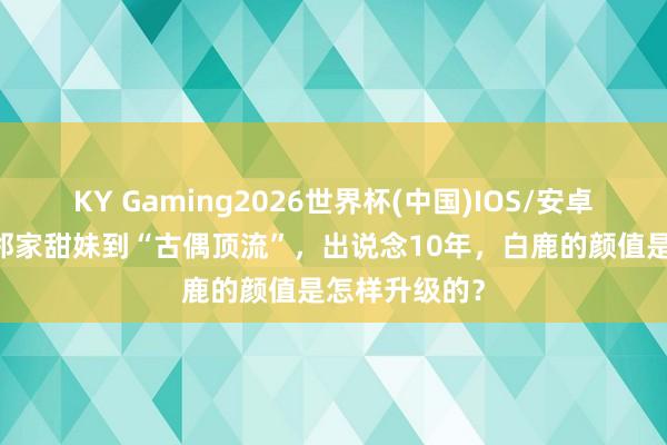 KY Gaming2026世界杯(中国)IOS/安卓官方下载 从邻家甜妹到“古偶顶流”,出说念10年,白鹿的颜值是怎样升级的?